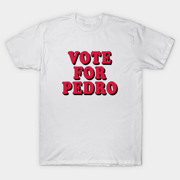 vote for pedro shadow effect T-Shirt by rsclvisual